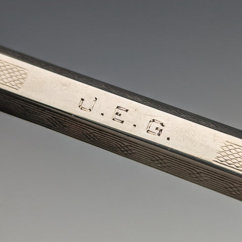 英国ヴィンテージ ライフロング 純銀製 シャープペンシル リーフレット付